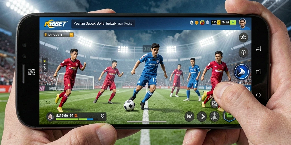 Tampilan gameplay PGBET yang menegangkan dan penuh aksi sepak bola.
