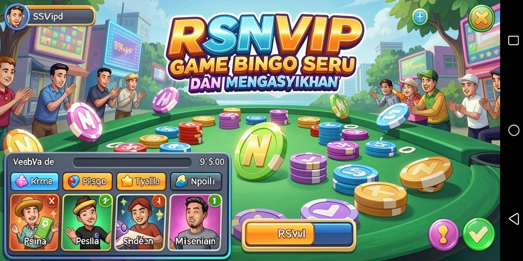 Tampilan gameplay RSNVIP yang seru dalam bermain Bingo.