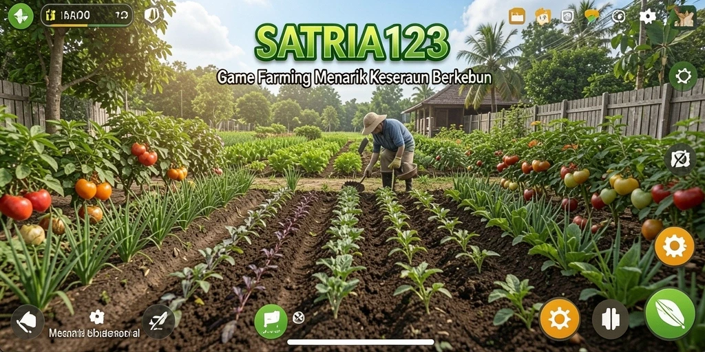 Tampilan gameplay SATRIA123 yang menakjubkan, penuh warna dan detail.
