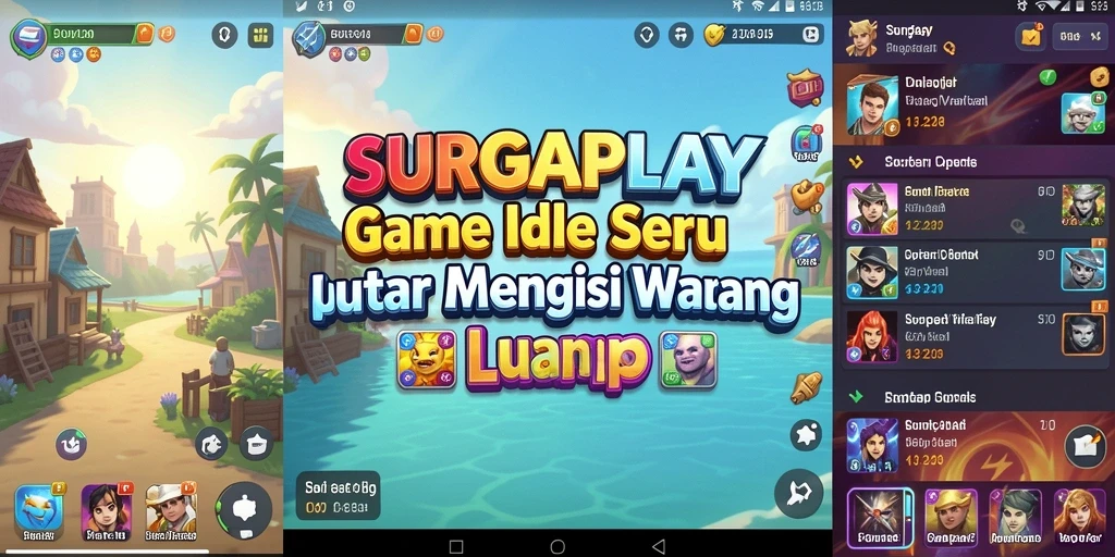 Tampilan gameplay SURGAPLAY yang menarik dan menenangkan.