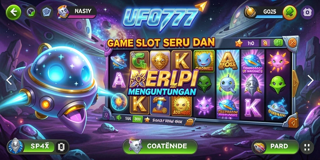 Tampilan gameplay Slot yang seru dan menegangkan di UFO777.