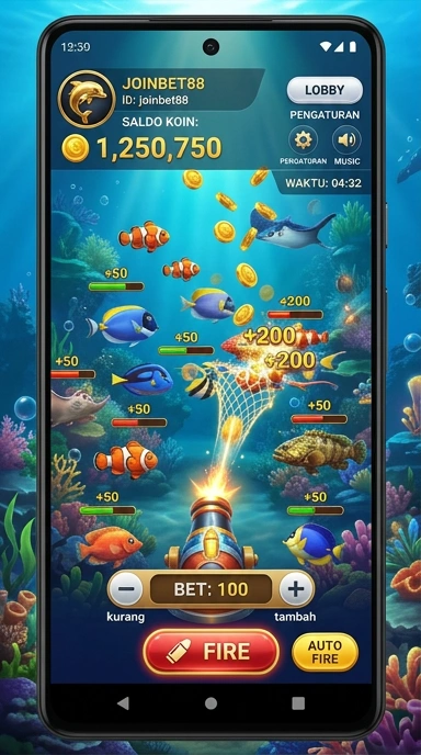 Tampilan antarmuka pengguna joinbet88 yang menarik.